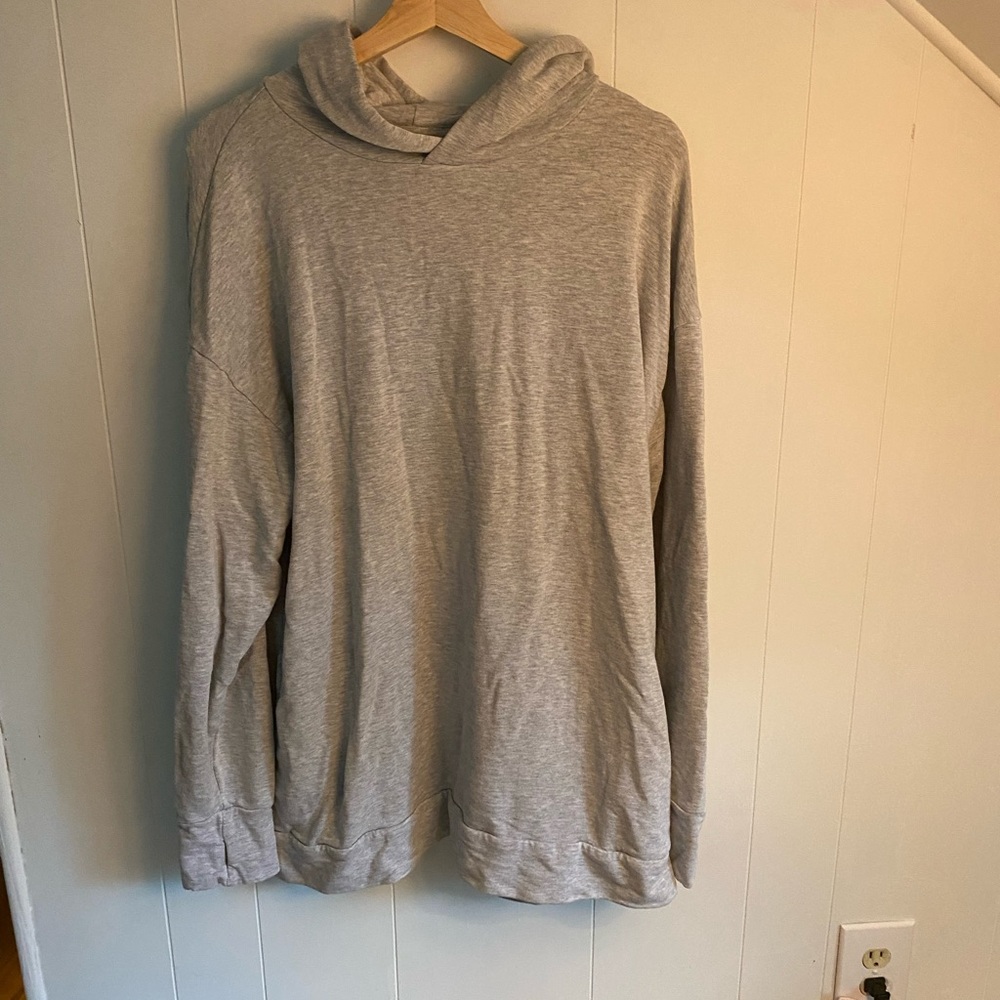 Aerie Offline Gray Oversized Sweatshirt